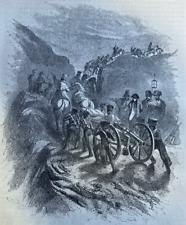 1853 Napoleon Bonaparte Jena and Auerstadt illustrated picture