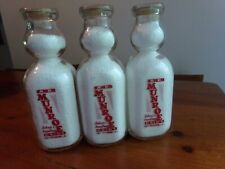 3 - TSPQ-CT  A.H. Munroe Milk Bottles Bottle East  Providence R.I.  Rhode Island picture
