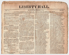 Liberty Hall newspaper, December 28, 1813, Volume X, No. 478, Cincinnati, OH picture