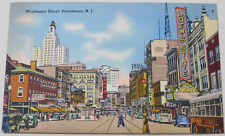 WEYBOSSET STREET.  PROVIDENCE, R.I. POST CARD picture