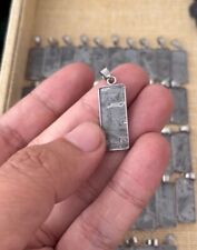 Rare Aletai iron meteorite material thin slice 1pc meteorite Necklace pendant picture