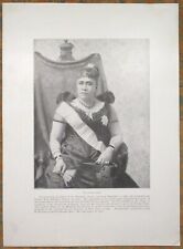 1898 Large HAWAIIAN Photos~ Queen LILIUOKALANI ~ The Harbor of Honolulu ~HAWAII picture