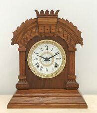 RESTORED to Battery Antique Ansonia Mantel Clock #1616 picture