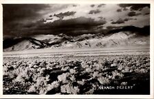 Vtg NV Nevada Desert RPPC Real Photo Postcard picture