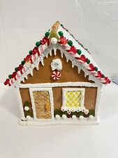 BYERS’ CHOICE TRADITIONS 2008 PEPPERMINT CANDY GUMMY GINGERBREAD HOUSE CHRISTMAS picture