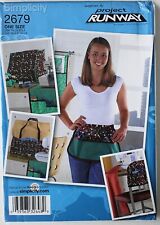 Simplicity 2679 Sewing Room Machine Tote Apron Cover Pincushion Sewing Pattern picture