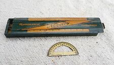 1940s Vintage Miniature Novelty Mathematical Instrument Tin Box Germany TB875 picture