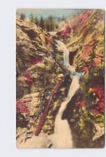 PPC Postcard CO Colorado Seven Falls Hand-Colored Stairs To Top picture