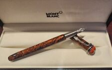 New Montblanc Heritage Rouge et Noir Serpent Marble Fountain Pen EF 119850 snake picture