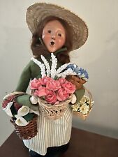 Byers Choice 2024 Flower Vendor Woman - New picture