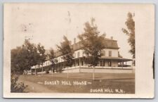 Sugar Hill NH RPPC Sunset Hill House New Hampshire 1909 Postcard AA3 picture