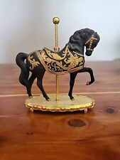 Franklin Mint Limited Carousel Horses Sculpture Collection - Black Bisque  picture
