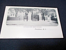 1898 Private Mailing Card Providence RI Van Wickle Gates, Brown University picture