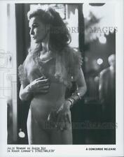 1985 Press Photo Actress Julie Newmar Starring In Action Thriller 