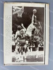 Nate Thurmond 10000th Rebound WARRIORS 1972 NBA Original Wire Press Photo picture