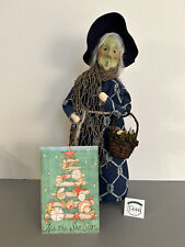 Byers Choice RETIRED Web Exclusive Sea Hag Witch plus Accessory Sign picture