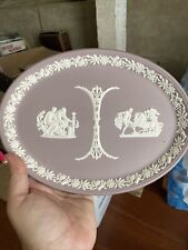 Rare WEDGWOOD Oval Shaped Tray – LILAC 10” BEAUTIFUL picture
