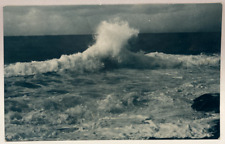 Ocean Scene, Crashing Waves, Vintage Chrome Postcard picture