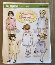 Sew Beautiful Vintage Collection Dainty Designs Dress & Sunsuit Pattern Uncut picture