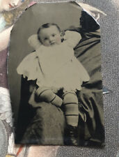 Antique Tintype Photo Creepy Hidden Mom Unusual Pose picture