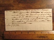 RARE Antique Ephemera 1792 MA Document Encouraging Silk & Mulberry Production picture