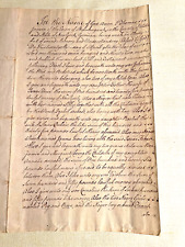 RARE 1792 Named Slave Document New York Slaveowner “my Negro Wench Janna