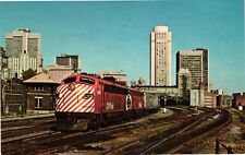 Canadian CP Rail Transcontinental Locomotive Train Vintage Postcard Un-Posted picture