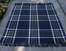 Antique 100% English Wool Blanket Made for WHITE HOUSE Dept. Store San Francisco picture