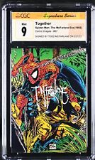 Together Spider-Man Wolverine Trading Card #67 CGC 9 MINT signed Todd McFarlane picture