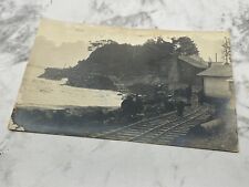 Captain Farley’s Cabin Coastal Erosion Barview OR RPPC Postcard NOKO UNP picture