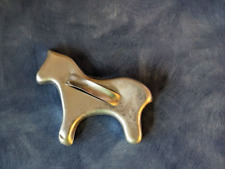 Vintage Metal Cookie Cutter Horse with Handle AA8P picture