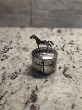 Antique Silver Herbst & Wassall Horse Stamp Dispenser  picture