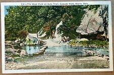 The West Ford on Auto Trail, Cascade Park, Elyria, Ohio. Vintage Postcard picture