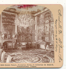  Reception Room Catherine de Medicis Fontainebleau France Keystone Stereoview picture