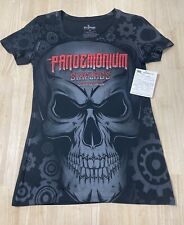 Womens MD Six Flags over Georgia PANDEMONIUM Ride Graphic T-Shirt PP Sample NWOT picture