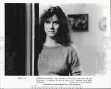 1985 Press Photo Actress Barbara Hershey in Film 