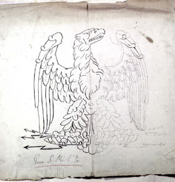Preparatory study for the Imperial eagle