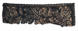 Fragment of cloak worn by Napolon at the Battle of Marengo