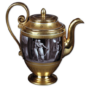 Teapot given by Empress Marie-Louise to Queen Hortense