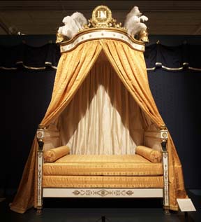 Imperial bed of Jrme Bonaparte, King of Westphalia (detail)