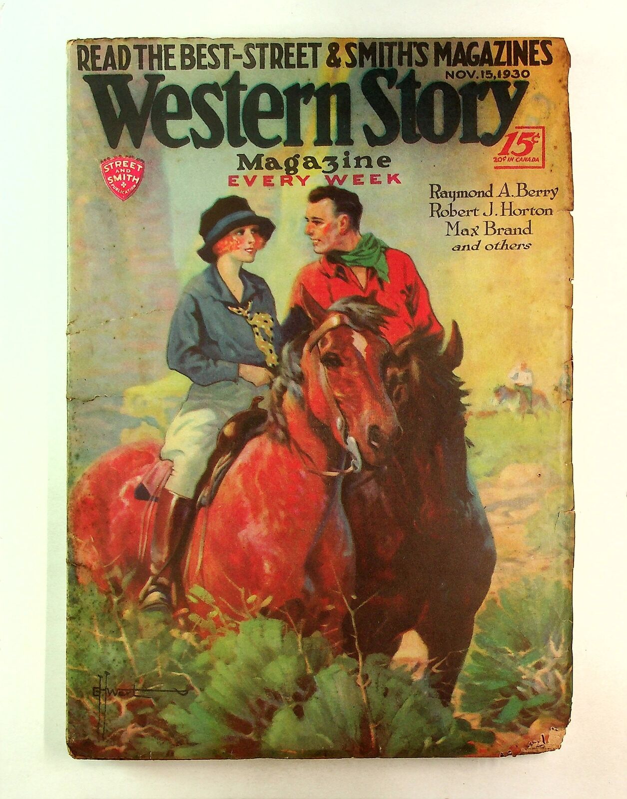 Western Story Magazine Pulp 1st Series Nov 15 1930 Vol. 99 #6 VG