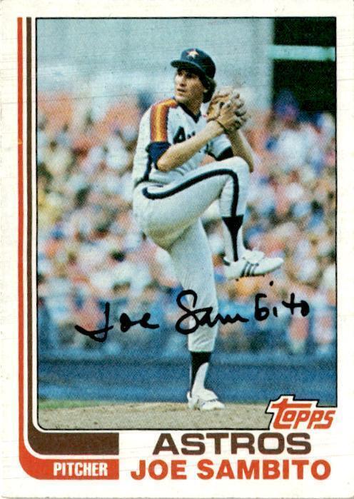 1982 Topps #34 Joe Sambito Houston Astros