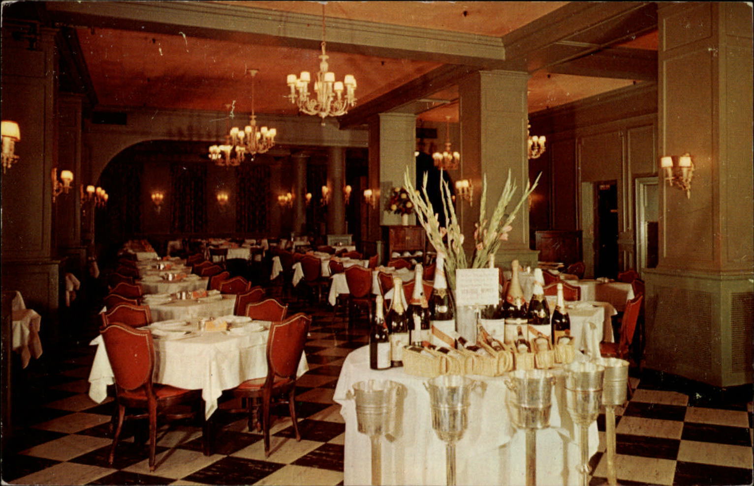 New York City NY Charles French Restaurant ~ postcard  sku065
