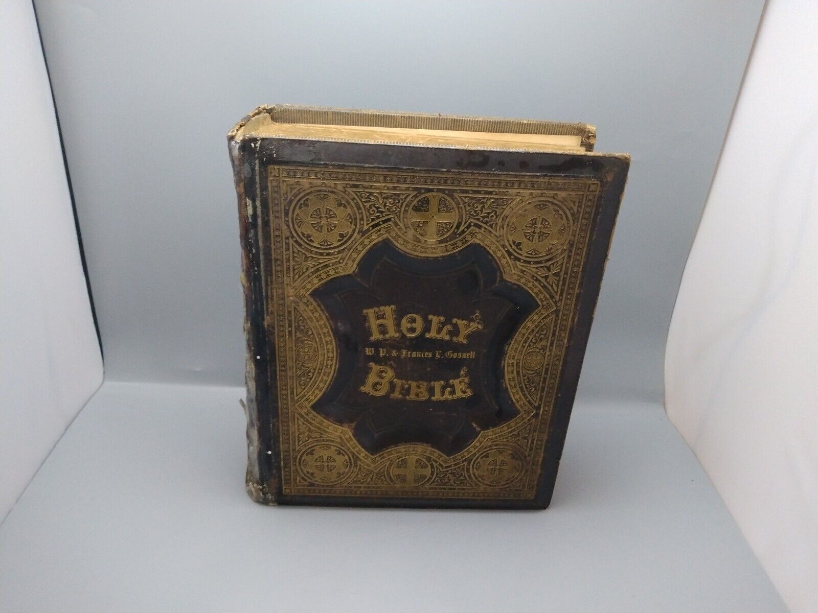  HOLY BIBLE 1872 / 151 Year Old Condition GOOD Very Large, Antique  READ