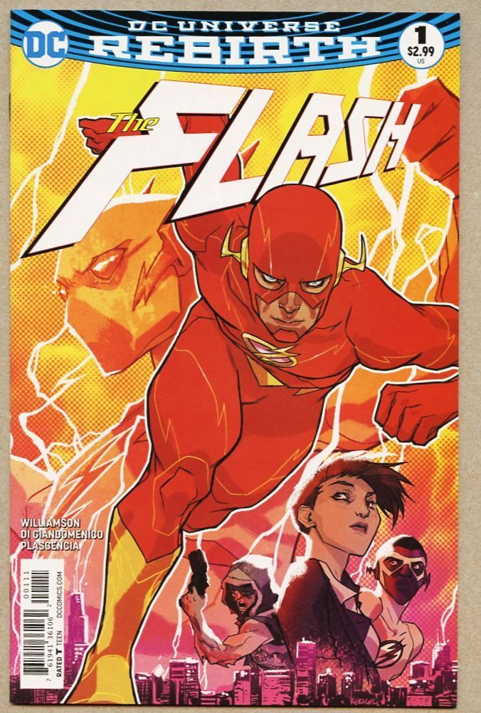 Flash #1-2016 nm 9.4 1st Standard cover Rebirth 1st Black Hole 2nd Godspeed came