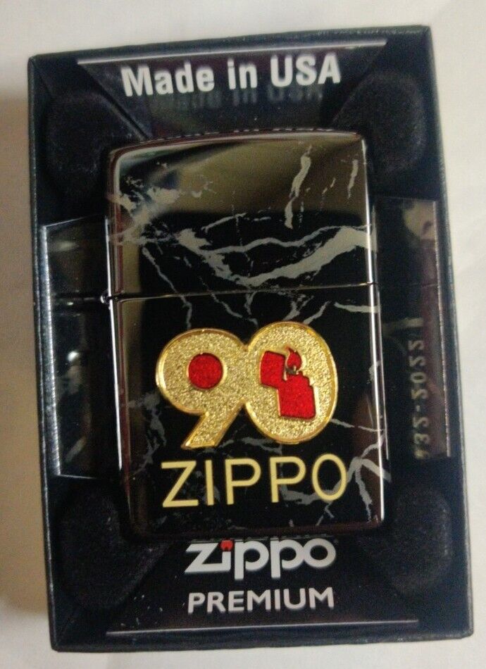  Zippo 90th Anniversary Special Edition Lighter New