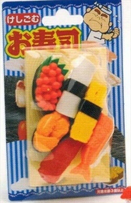 Japanese Iwako Sushi Party Take Apart Eraser Set #1082 S-1841