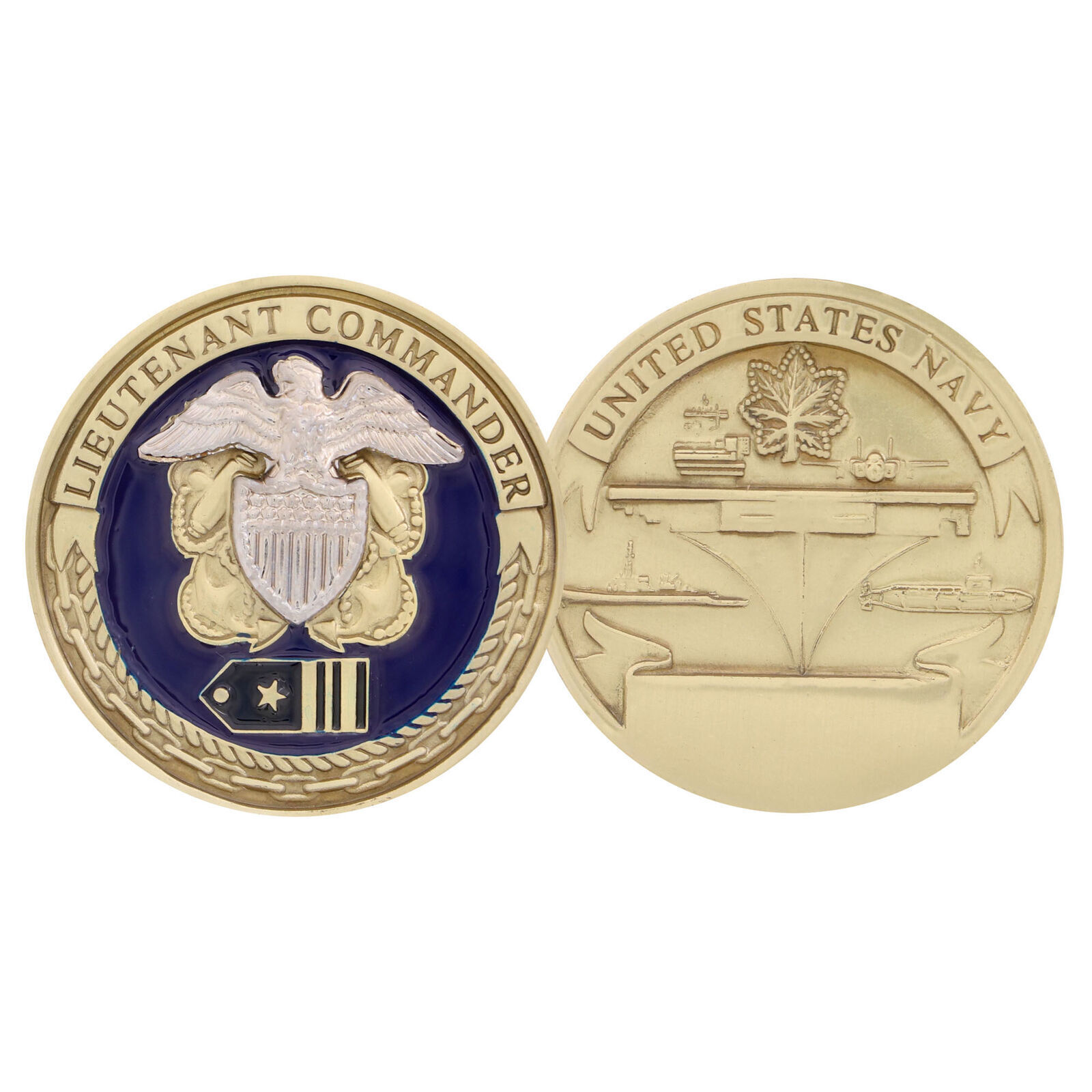 US Navy Lt, Commander (LCDR) Challenege Coin CC-435