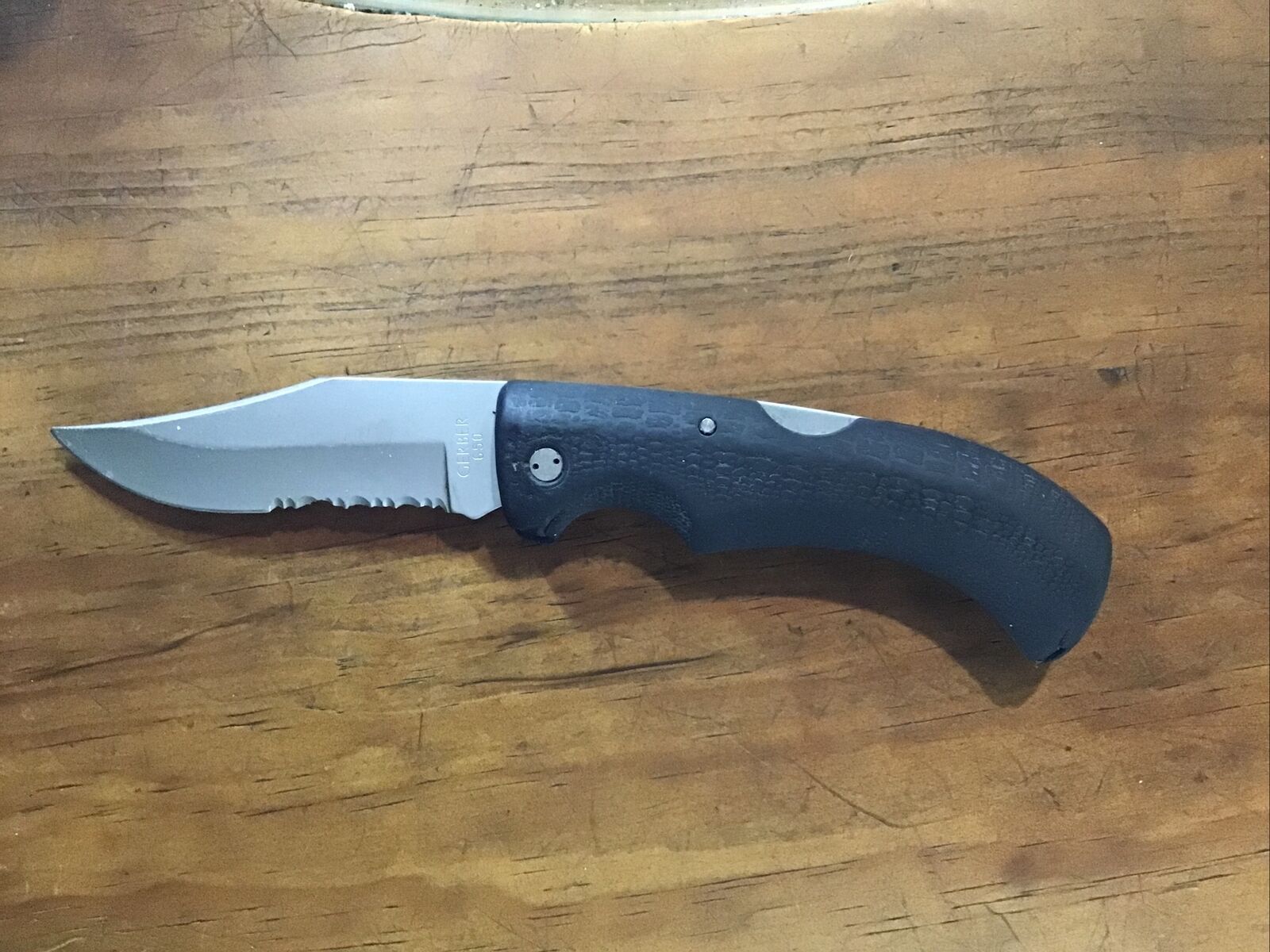 Gerber Folding Knife 650  Preowned. Combo Blade ( Serrated & Plain)   W@W
