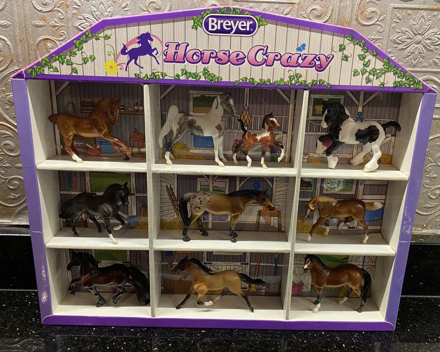 COMPLETE 2015 Breyer Stablemates Horse Crazy Gift Collection 10 Horse Set 5412